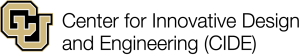 C U, Center for Innovative Design and Engineering (CIDE) logo, links to CIDE home page.